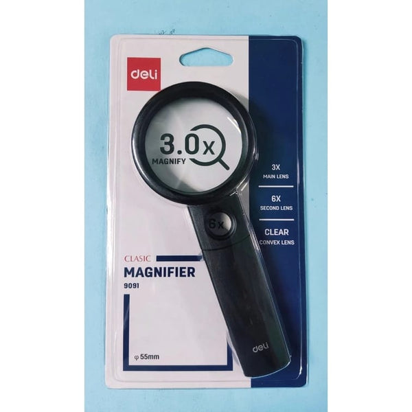 Deli 2 Glass Magnifier 55mm E9091