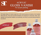 ST Acrylic Matt & Gloss Varnish 100ml