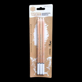Keep Smiling White Charcoal Pencil Single Piece