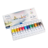 White Nights Watercolor Paints Set Of 12 Tubes – 10ml