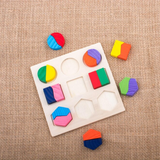 Wooden Geometric Shapes Puzzle