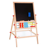Wooden Lifting and Folding Drawing Board With Abacus