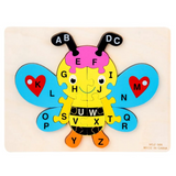 Bee ABC Puzzle Wooden Learning Toys