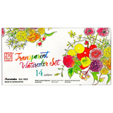 KURETAKE Zig Transparent Watercolor Pack of 14 Colors