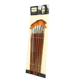 Keep Smiling Fan Brushes Set Of 9 Pieces