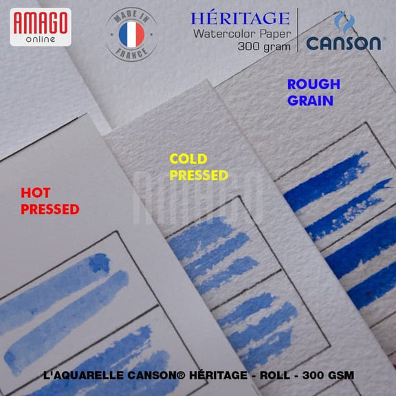 Canson Heritage Water Color Paper Roll 300gsm 60”x 5 yards ...