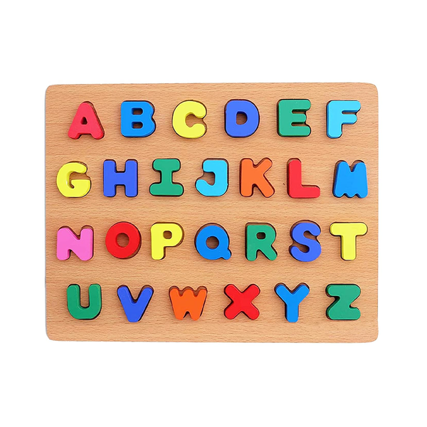 3D ABC Wooden Plate