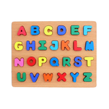 3D ABC Wooden Plate