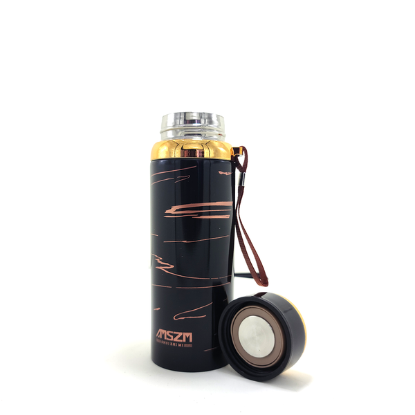 SZM Stainless Steel Marble Design Water Bottle