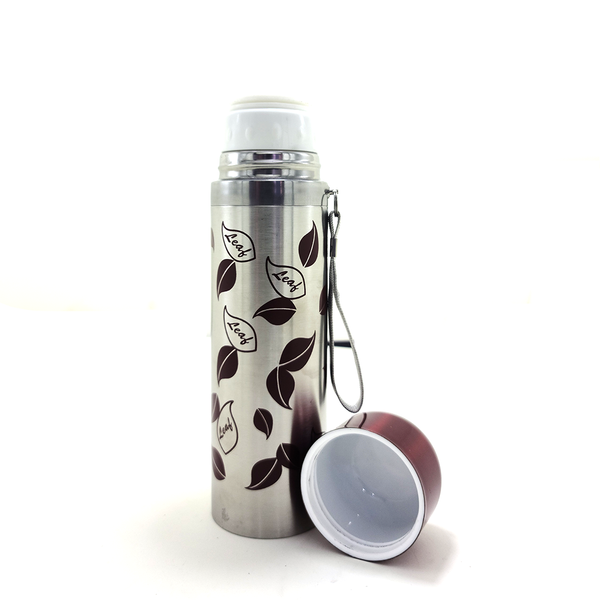 Leaf Design Metal Water Bottle