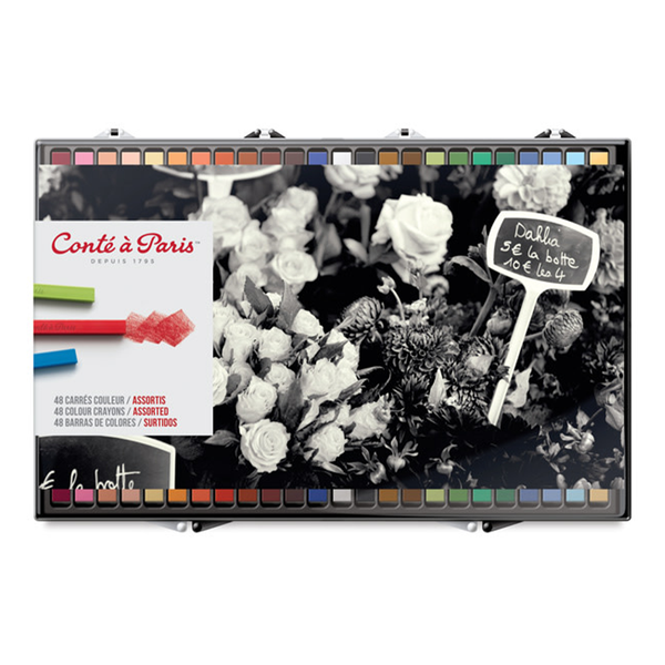 Conte a Paris Conte Care Soft Square Pastels Box of 48