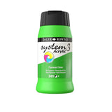 Daler Rowney System3 Acrylic Paint Fluorescent Green – 500ml