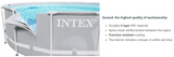 INTEX ( 18' x 48" ) Prism Frame Pool With Water Filter Pump "A" Type ( 549 x 122 cm)