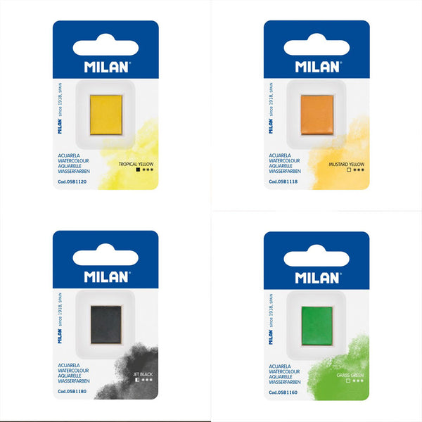 MILAN Art Watercolour Refill in Half Pan