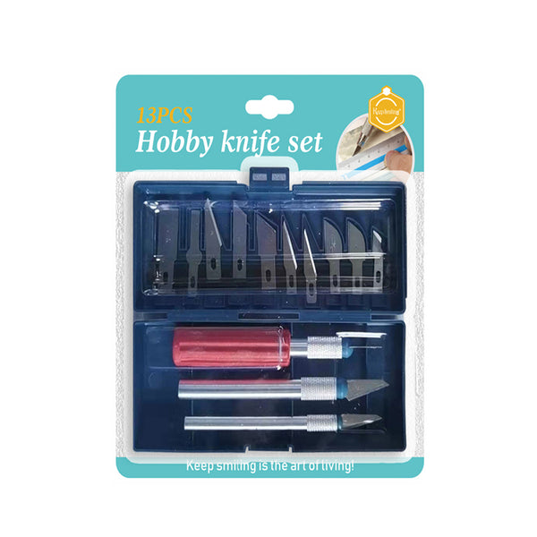 Keep Smiling 13 pcs Hobby Knife Set