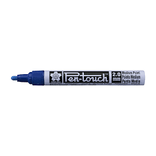 Tombow Fudenosuke marker on a white background