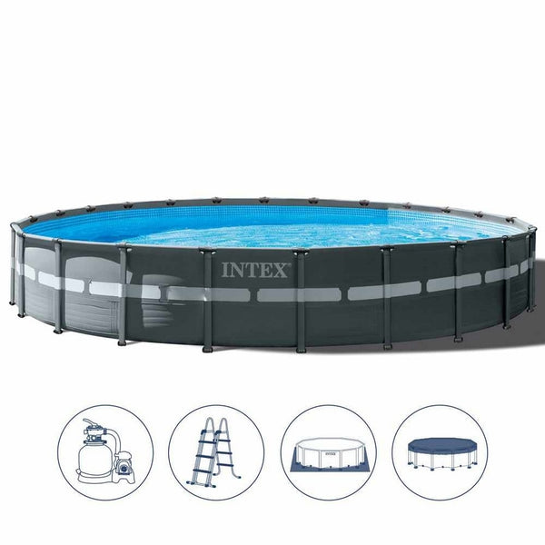 Intex Ultra XTR Frame Pool Set with Accessories 24ft x 52" 26340