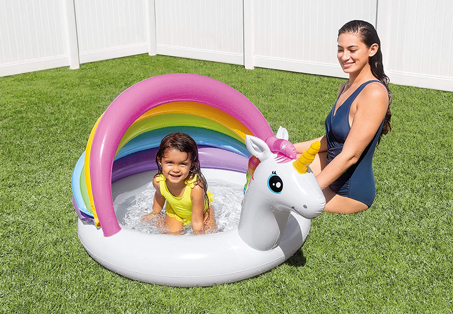 INTEX Unicorn Baby Pool (39.37" x 106.3" x 96.46")