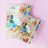 Gold Foil Floral Journal Notebook