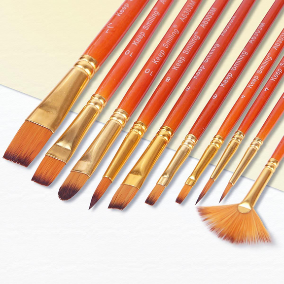 Keep Smiling Artist Mix Brush Set of 10 – thestationerycompany.pk