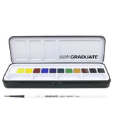 Daler Rowney Graduate Watercolor – Half Pans – Set of 12