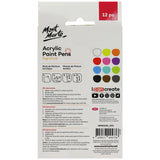 Mont Marte Acrylic Paint Pens Signature Broad Tip 12pc