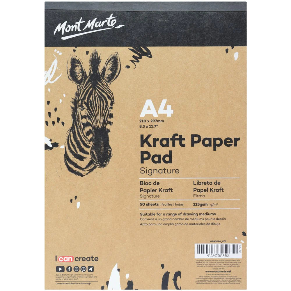 Mont Marte Kraft Paper Pad Signature