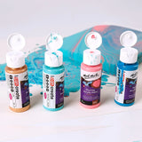 Mont Marte Premium Pouring Acrylic Paint 60ml Set Of 4 Flamingo