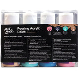 Mont Marte Premium Pouring Acrylic Paint 60ml Set Of 4 Flamingo
