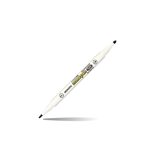 MUNGYO NAME PEN TWIN PERMANENT MARKER BLACK