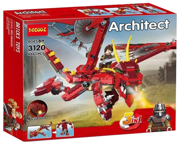 Lepin JISI DRAGON WORRIOR BLOCKS Piece 3120