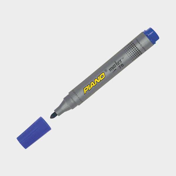 Piano Round TIP Permanent Marker Pack Of 12