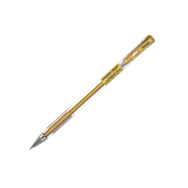 Piano Gold Metallic Gel Pen Single Piece