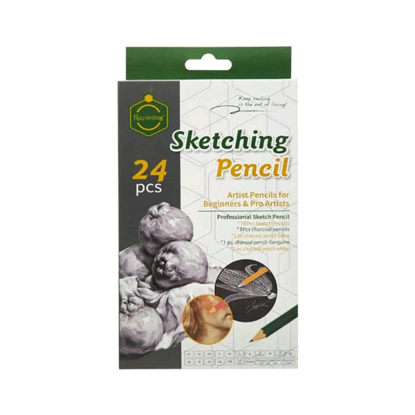 keep Smiling Sketching Pencil Set Of 24