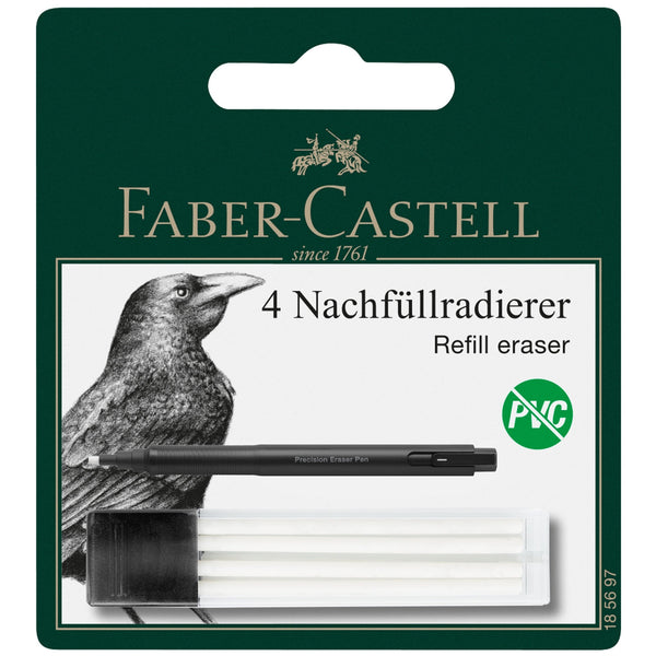 Faber Castell Eraser Refills - 4 Pcs Pack