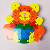 Animals Wooden Puzzle with Numbers