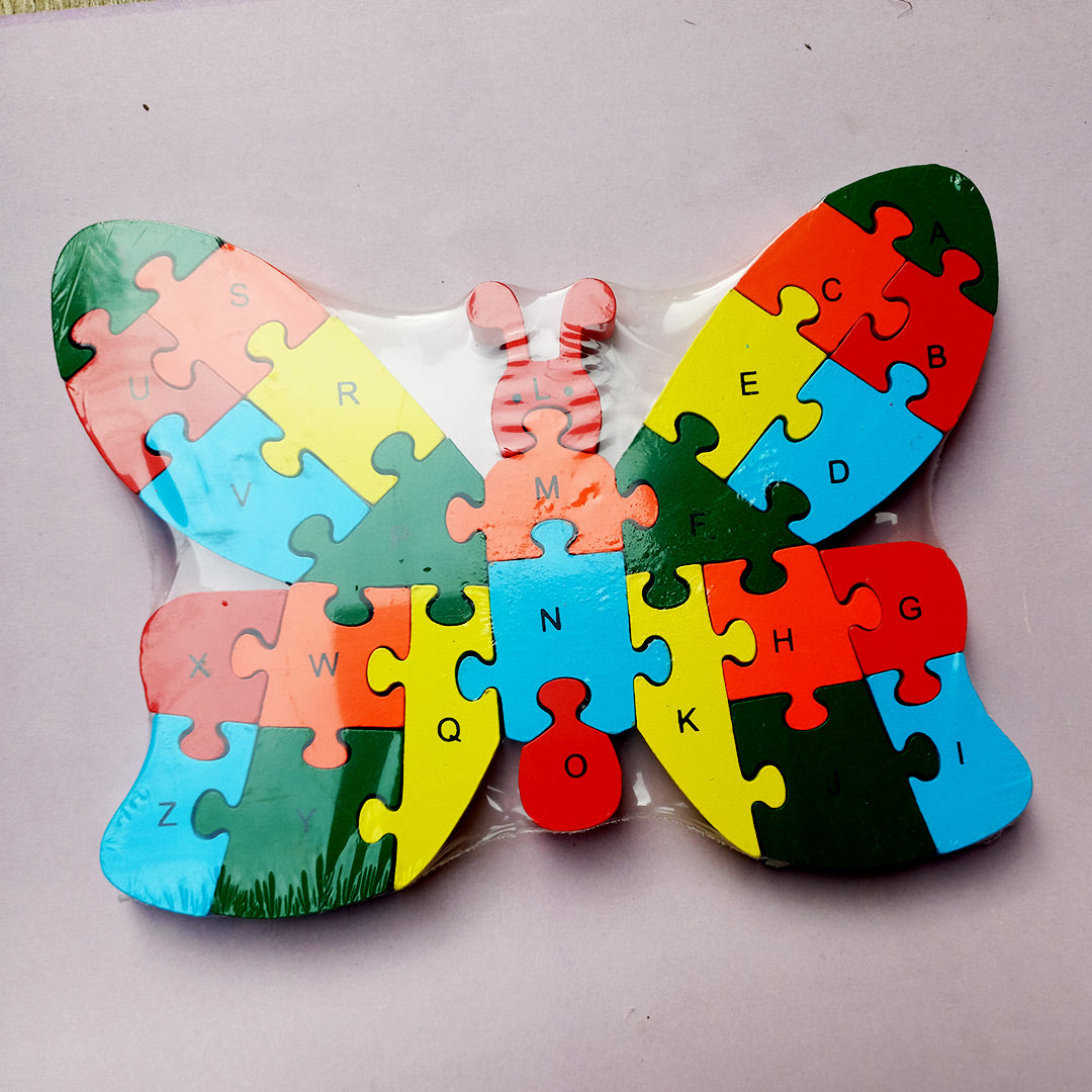 Butterfly Wooden Puzzle with Numbers