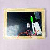 Dual Side Dry Erase White and Black Board
