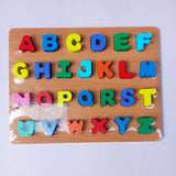 3D ABC Wooden Plate