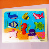 3D Colorful Animals & Vehicles Puzzle Board Game for Kids