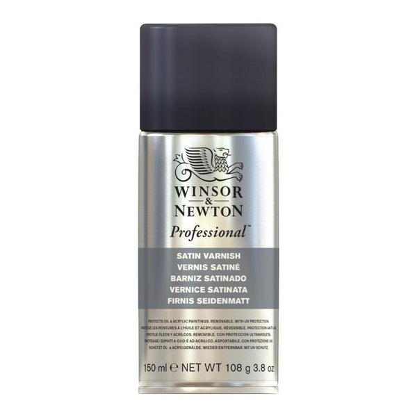 Winsor Newton Artist Oil Picture Satin Varnish Aerosol 150ml