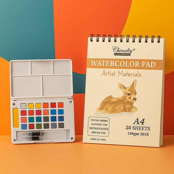 Watercolor Painting Kit For Watercolor Artist Beginners