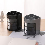 Deli Pen Stand & Desk Organizer 3 Drawers E9147 - thestationerycompany.pk