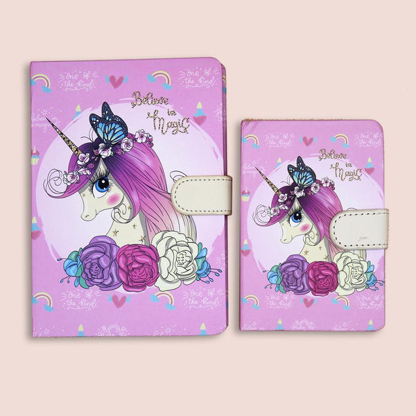 Unicorn Theme Journal Notebook Believe in Magic - thestationerycompany.pk