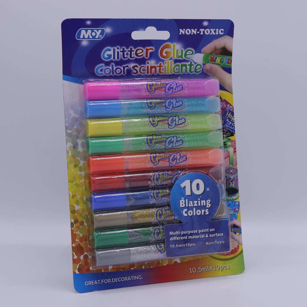 Moy Glitter Glue Set Of 10 Blazing Color - thestationerycompany.pk