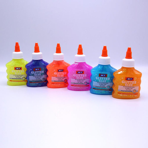 MOY Neon Color Glitter Glue 100ML - thestationerycompany.pk