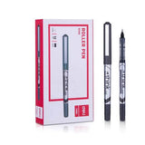 Deli Roller Pen EQ20020 0.5MM Black Pack of 12