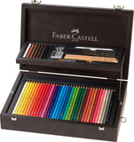 Faber Castell Art & Graphic Compendium Wooden Case Set Of 125 Pieces