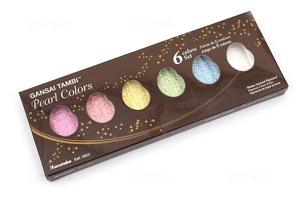 Zig Kuretake GANSAI TAMBI Watercolor Set 6 Color - thestationerycompany.pk