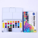 Keep Smiling Aquarelle Watercolor with Palette 12-18-24 - thestationerycompany.pk